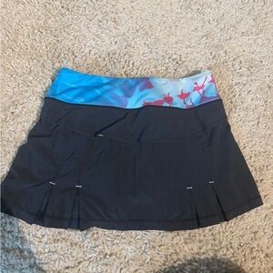 Lululemon Black and Blue Women's Squort